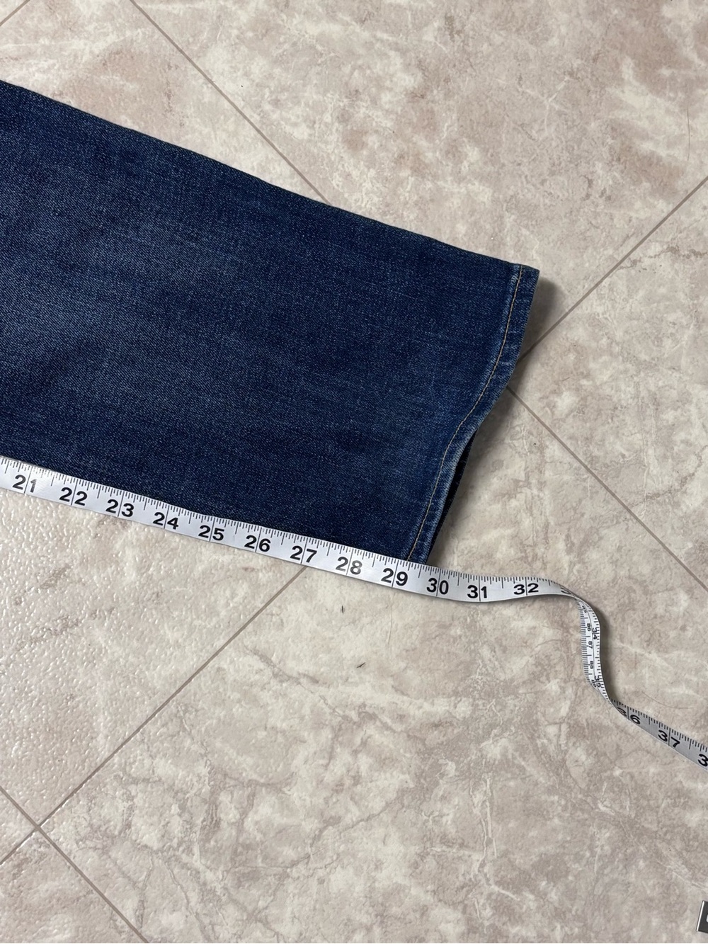 Polo Ralph Lauren Jeans Varick Slim Straight Distressed Patchwork 34 X 30 - Picture 9 of 14